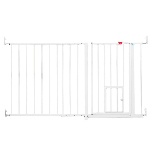 Carlson Extra Wide Pet Gate with Cat Flap || Carlson Pet Products || view 4