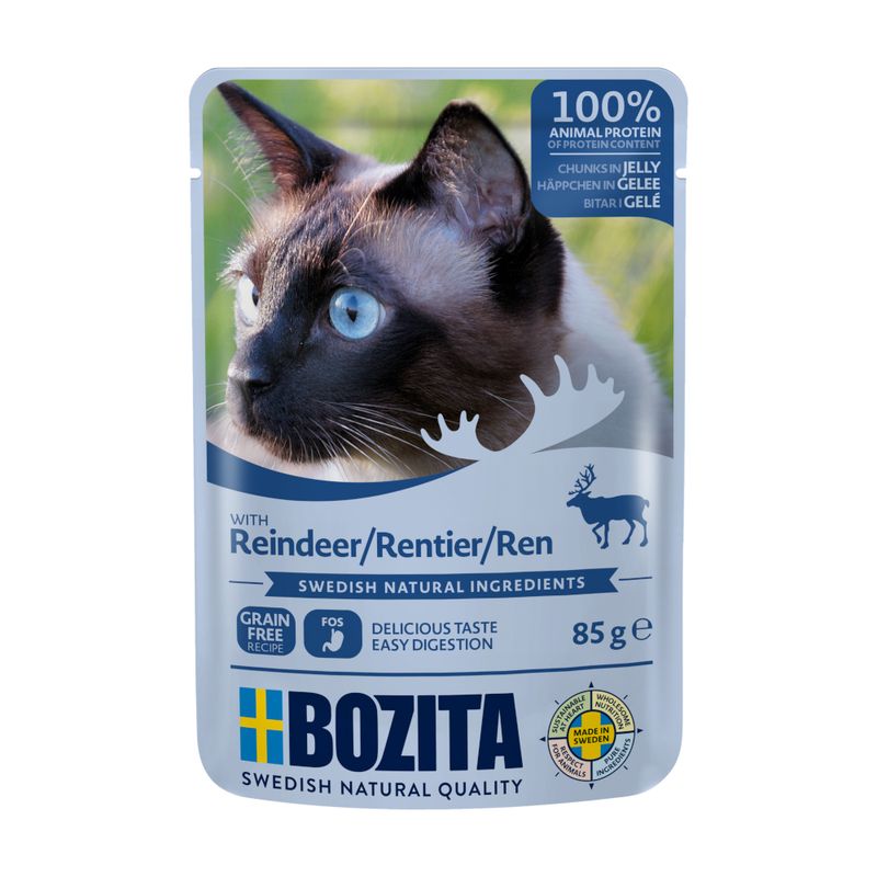 Bozita Chunks in Jelly Pouches 12 x 85g || undefined || view 7