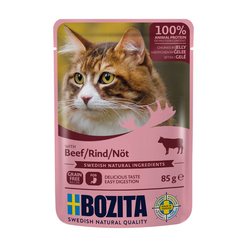 Bozita Chunks in Jelly Pouches 12 x 85g || undefined || view 8
