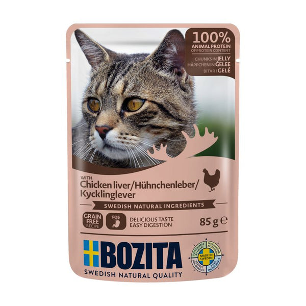 Bozita Chunks in Jelly Pouches 12 x 85g || undefined || view 10
