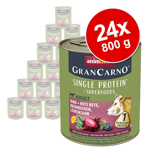 animonda GranCarno Superfoods Adult 24 x 800g || Animonda GranCarno || view 1