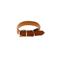 Heim Buffalo Dog Collar - Cognac | Petfoodmart UK