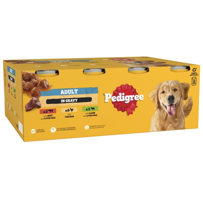 Pedigree Adult Selection Multipack 12 x 400g || undefined || view 1