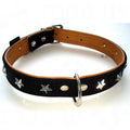 Heim Leather Dog Collar - Stars | Petfoodmart UK
