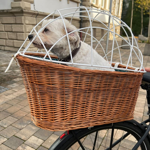 Aumüller Bicycle Basket with Protective Wire for Luggage Rack || Aumüller || view 14