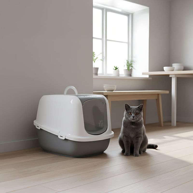 Savic Nestor Jumbo Covered Litter Tray XXL