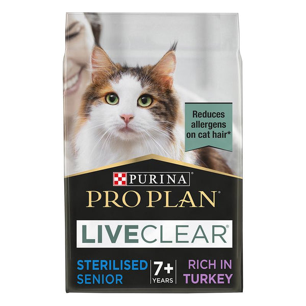 Purina Pro Plan LiveClear Sterilised Adult 7+ - Turkey || Pro Plan || view 1