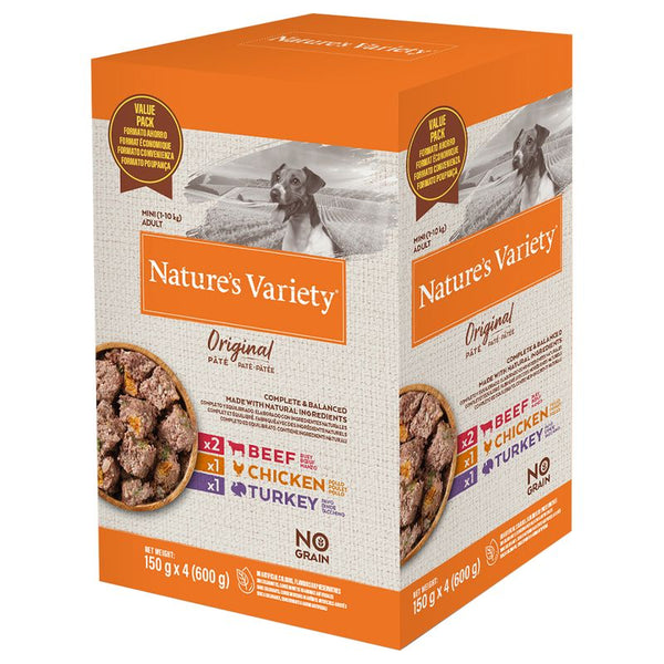 Nature's Variety Mixed Pack Original Paté No Grain Mini 8 x 150g || Nature’s Variety || view 2
