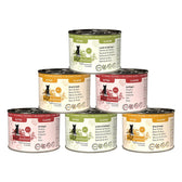 catz finefood Classic Kitten wet food, varieties: salmon & poultry, beef & veal, poultry. No added sugar, no animal testing.