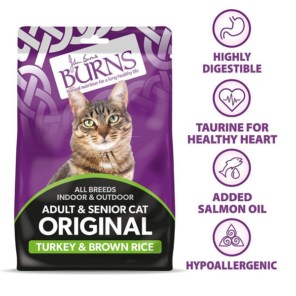 Burns Adult & Senior Cat Original Turkey & Brown Rice || Burns || view 3
