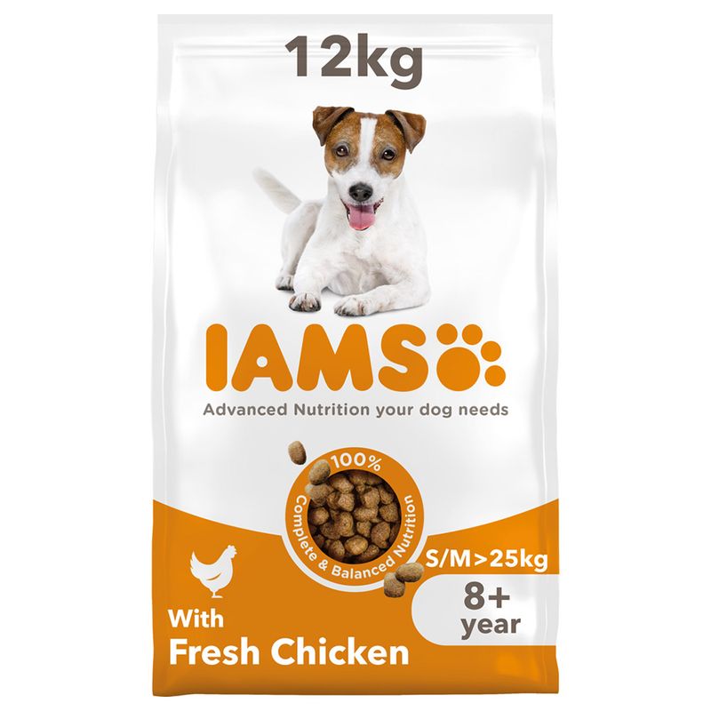 IAMS Advanced Nutrition Senior Small & Medium Dog 8+ with Chicken || IAMS || view 3