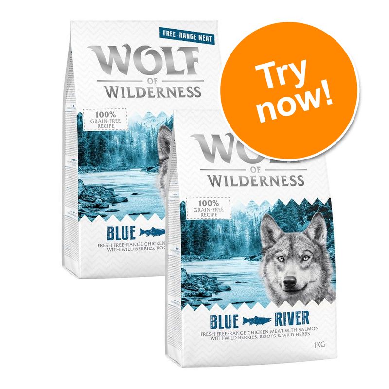2 x 1kg Wolf of Wilderness Dry Dog Food - Try Now! || Wolf of Wilderness || view 1