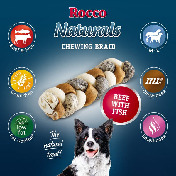 Rocco Smoked Rawhide Plaited Chews || Rocco || view 3