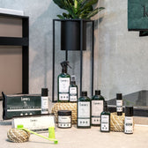 kooa. Premium care brand for pets. Products: Hygienic Care Wipes, Dental Care Set, spray, shampoo and care pads.