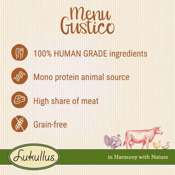 Lukullus Menu Gustico Turkey – Grain-free || Lukullus || view 5