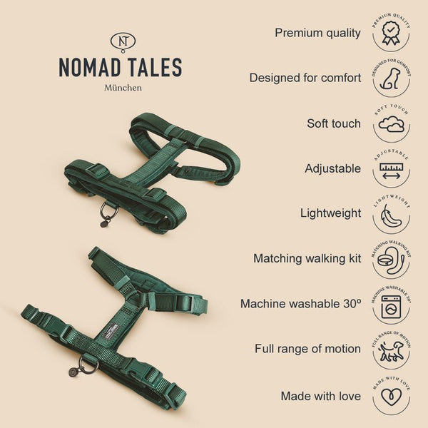 Nomad Tales Blush Harness - Emerald || Nomad Tales || view 3