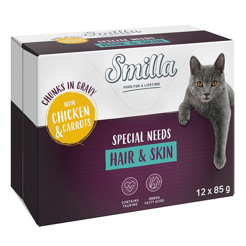 Smilla Special Needs Hair & Skin Pouches Chunks in Gravy