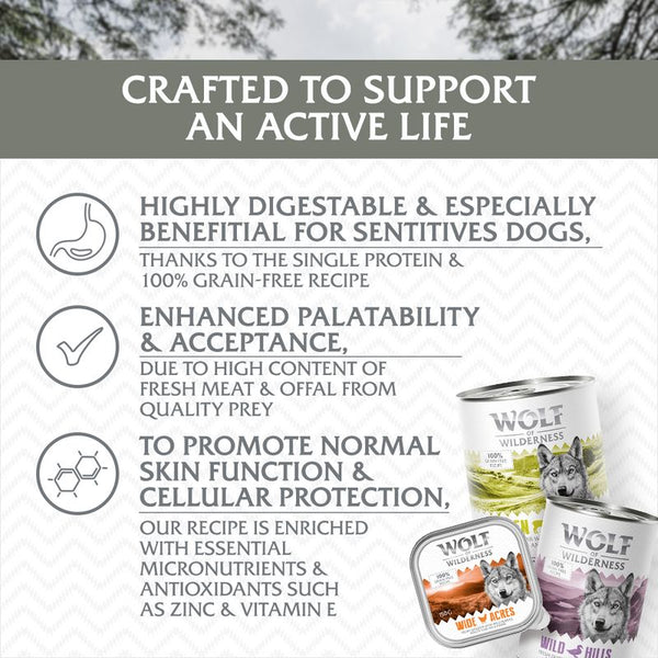 Wolf of Wilderness Adult Saver Pack 24 x 300g || Wolf of Wilderness || view 9