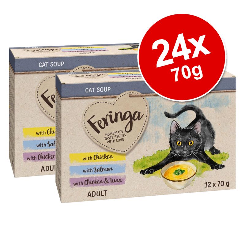 Feringa Cat Soup Saver Pack 24 x 70g || undefined || view 1
