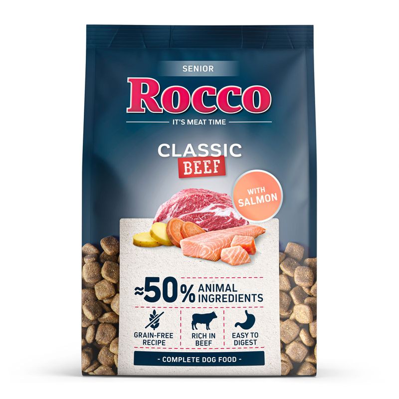 Rocco Senior Classic Beef with Salmon
