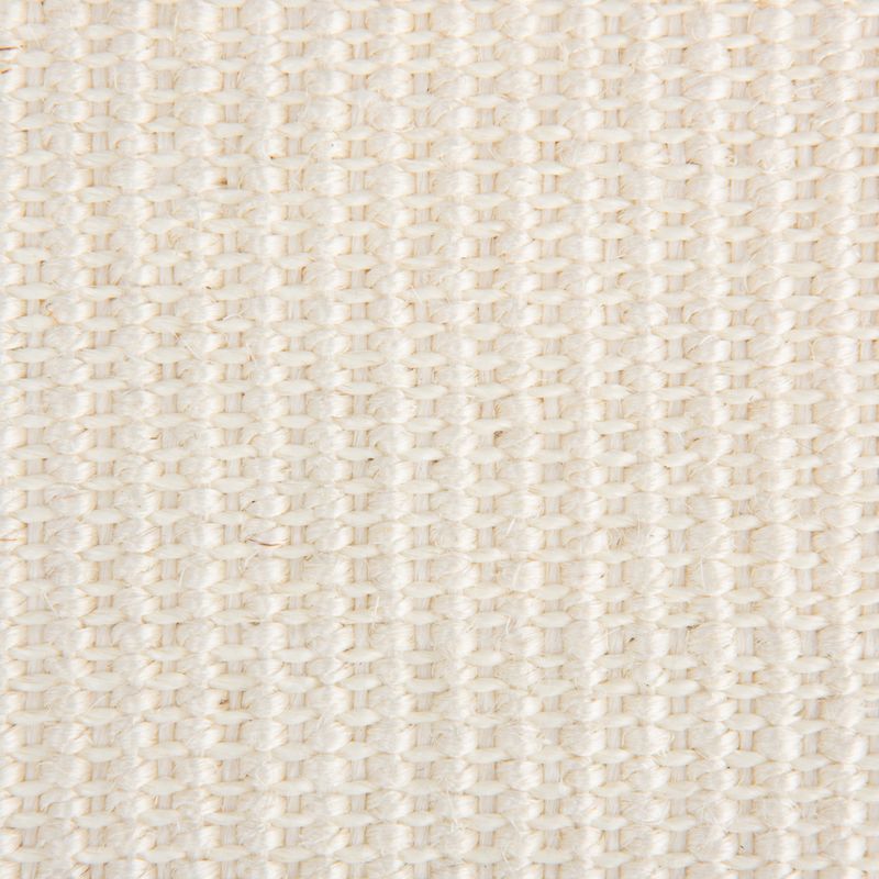 Close-up of a white, woven texture made from natural fibres. Material details for product description.