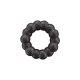 KONG black ring made of durable material, suitable for chewing and play activities.
