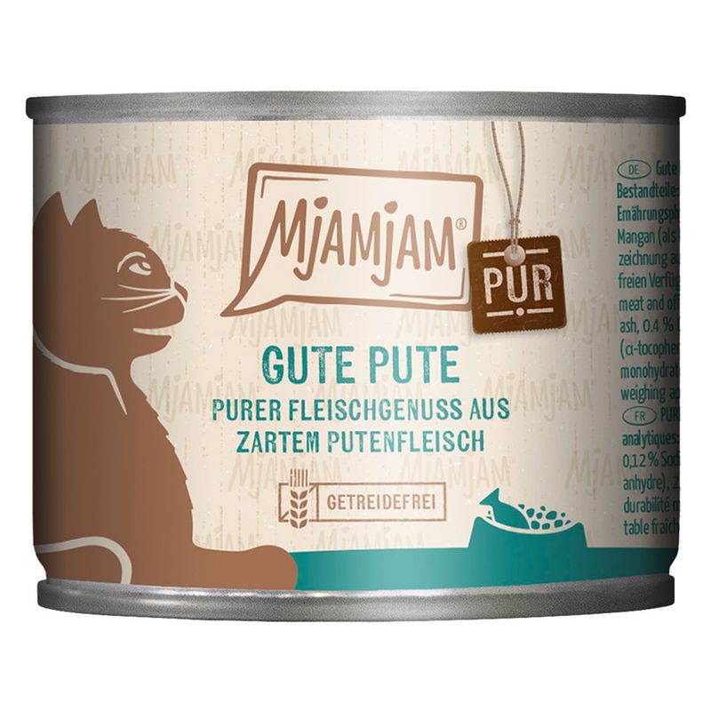 MjAMjAM Good Turkey. Pure meat enjoyment from tender turkey meat. Grain-free.