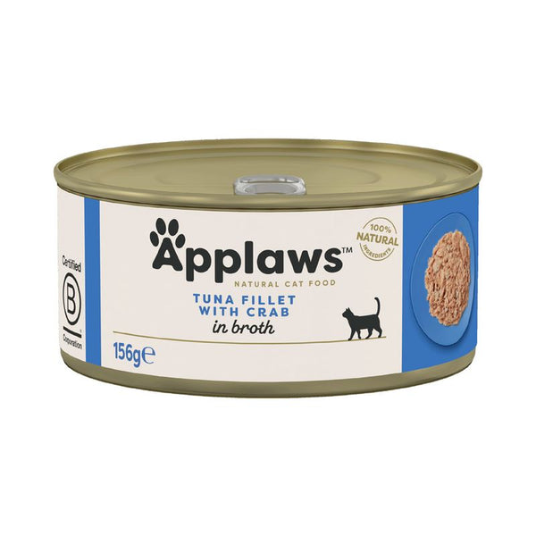 Applaws Adult Cat Cans Tuna/Fish in Broth 156g || undefined || view 25
