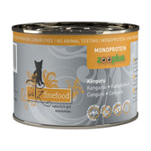 Catz finefood wet food for cats, kangaroo variety, monoprotein, grain-free, no animal testing, 98% meat and cooking broth, made for .