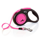 flexi New Neon webbing leash pink, 5 m || flexi || view 1