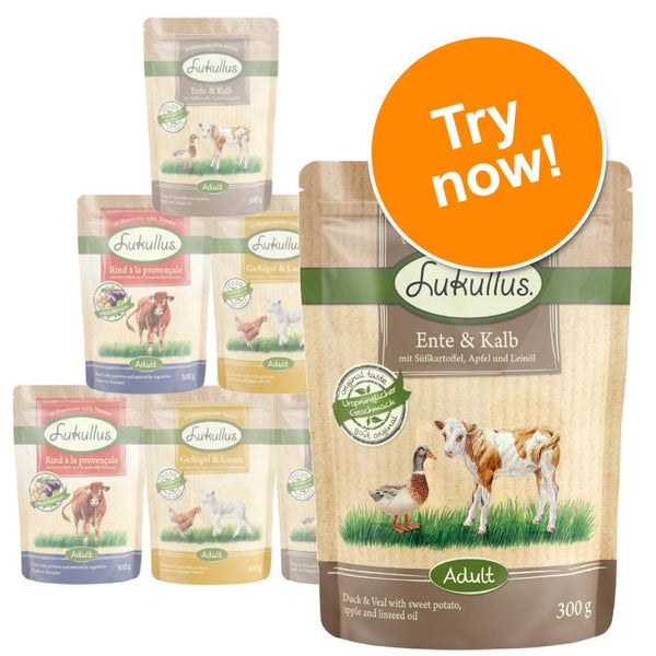 Lukullus Pouches Mixed Trial Pack 6 x 300g || Lukullus || view 3