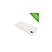 Rectangular white mat with a small black label in the corner. Green banner in top right reads ''.