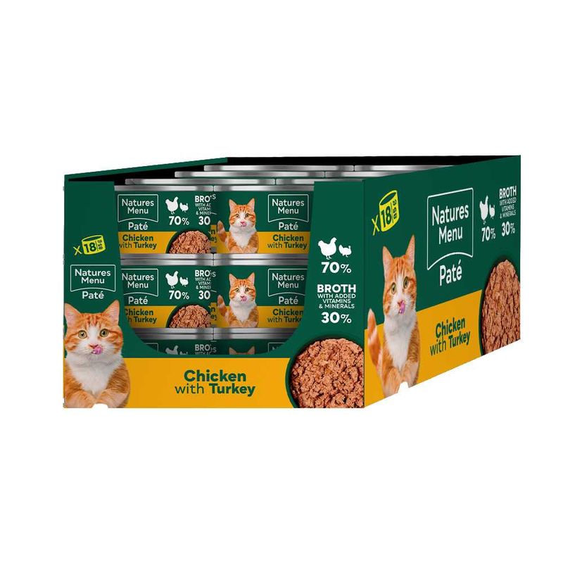Natures Menu Pâté Cans Adult - Chicken with Turkey