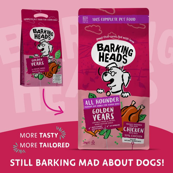 Barking Heads All Hounder Golden Years Chicken || barking heads || view 1