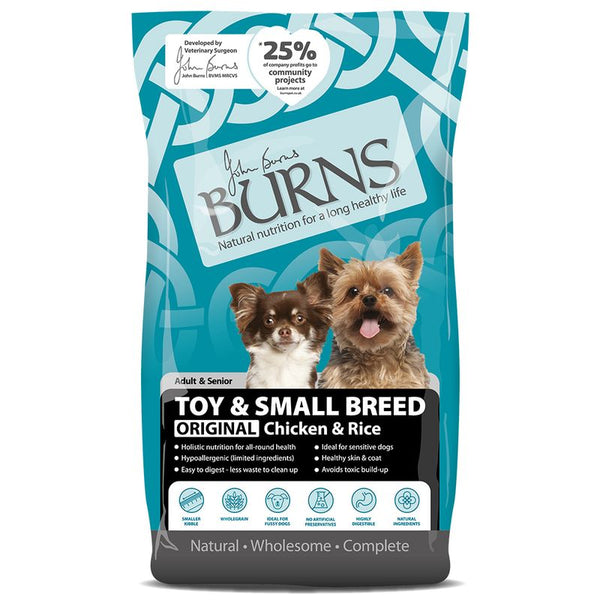 Burns Adult & Senior Original Toy & Small Breed - Chicken & Rice || Burns || view 3