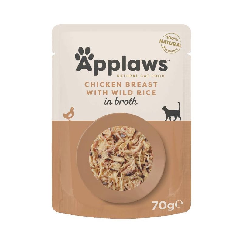 Applaws Adult Cat Pouches in Broth 24 x 70g || undefined || view 13