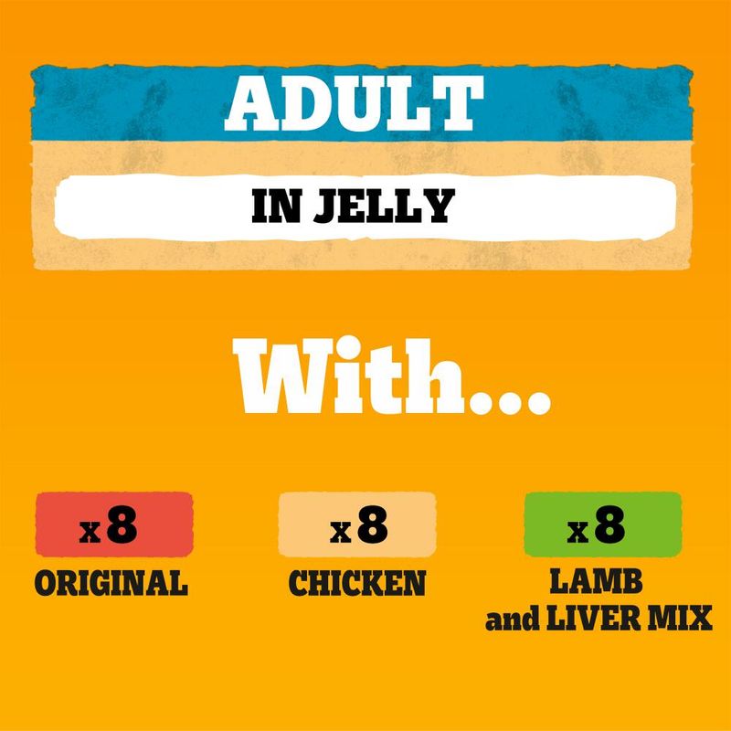 Pedigree Adult Multipack in Jelly Wet Dog Food || Pedigree || view 6