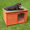 Woody Flat-Roofed Dog Kennel || zooplus Exclusive || view 12