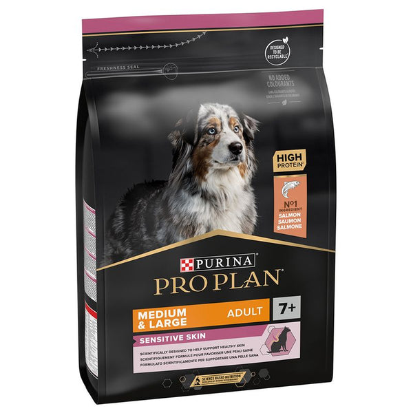 PURINA PRO PLAN Senior Medium & Large Adult 7+ Sensitive Skin || Pro Plan || view 2