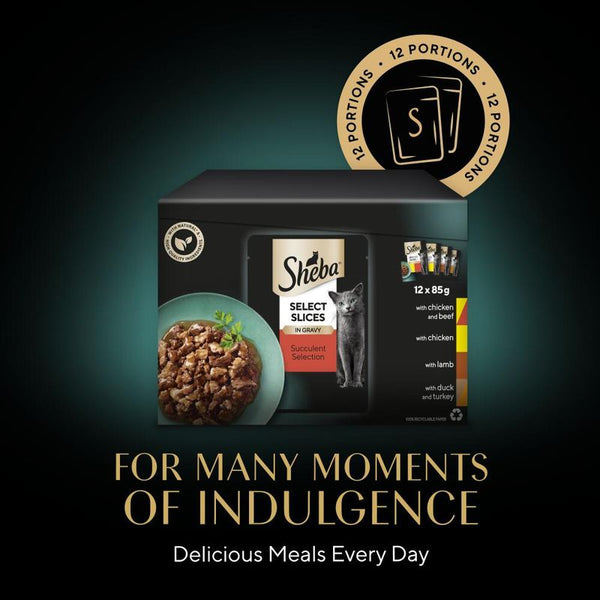 Sheba Pouches Select Slices 12 x 85g || Sheba || view 42
