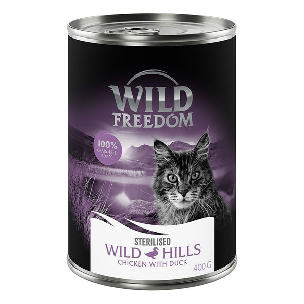 Wild Freedom Adult Sterilised 6 x 400g - Grain-Free || Wild Freedom || view 1
