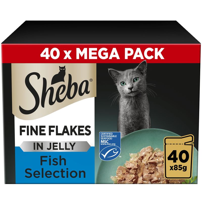 Sheba Pouches Fine Flakes in Jelly || Sheba || view 1