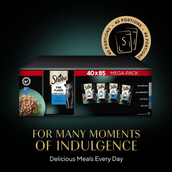 Sheba Pouches Fine Flakes in Jelly || Sheba || view 9