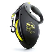 Flexi Giant Professional dog lead, 10 m, black-yellow, Made in Germany.