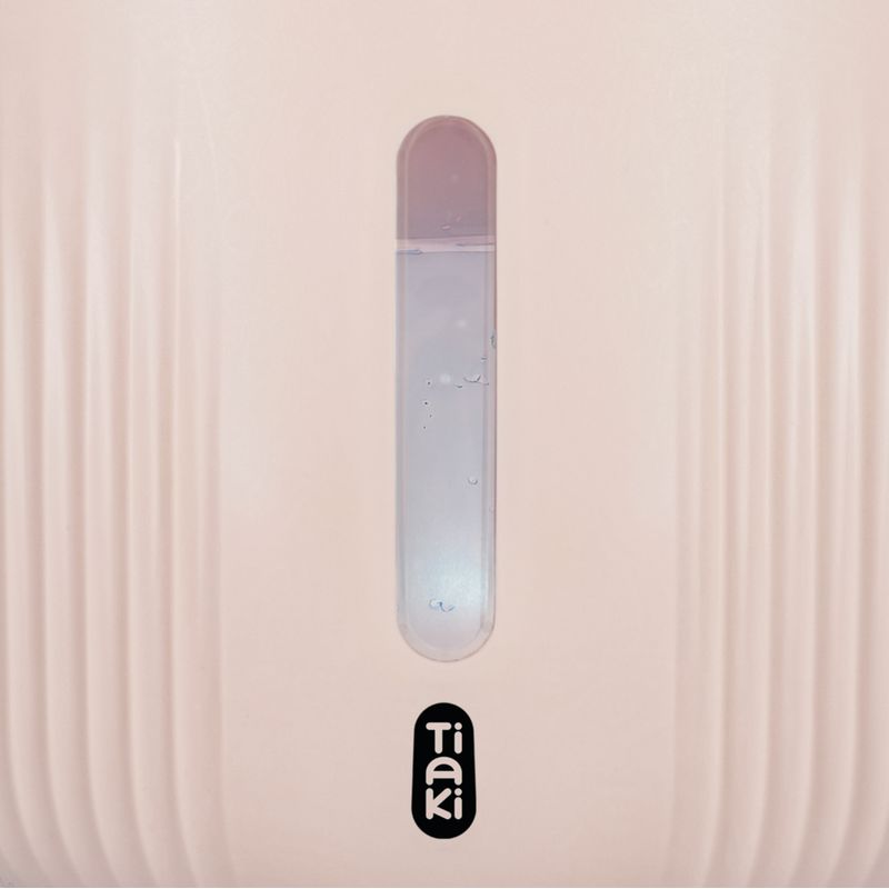 Tiaki water dispenser with transparent viewing window for water level indication.