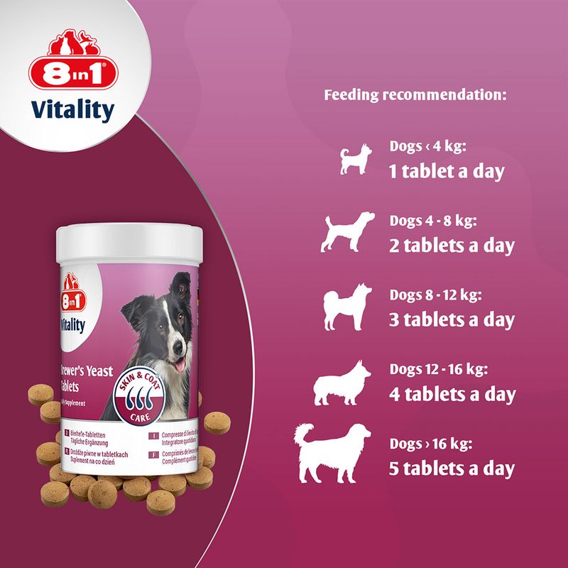 8in1 Vitality Brewer’s Yeast Tablets