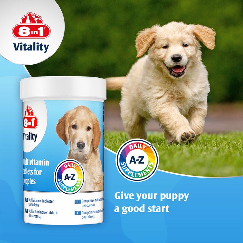 8in1 Vitality Multivitamin Tablets for Puppies