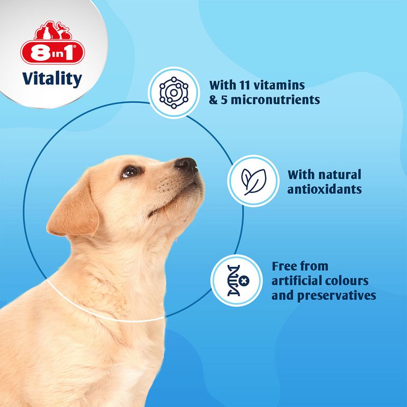 8in1 Vitality Multivitamin Tablets for Puppies