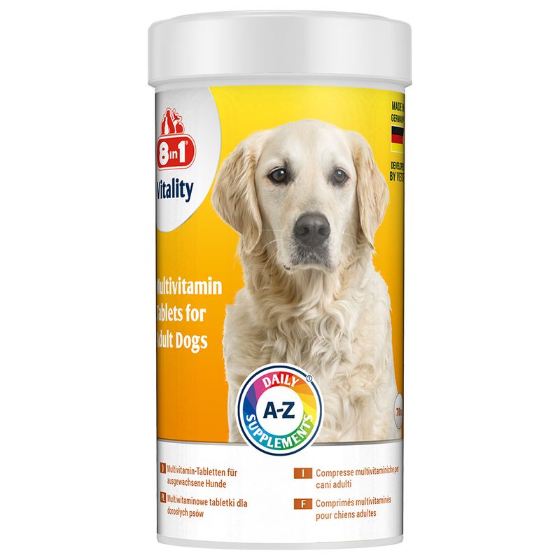 8in1 Vitality Multivitamin Tablets for Adult Dogs