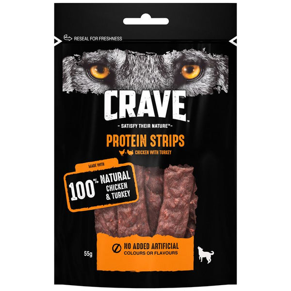 CRAVE Protein Strips with Chicken & Turkey || Crave || view 3